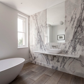 milas lilac marble Bathroom